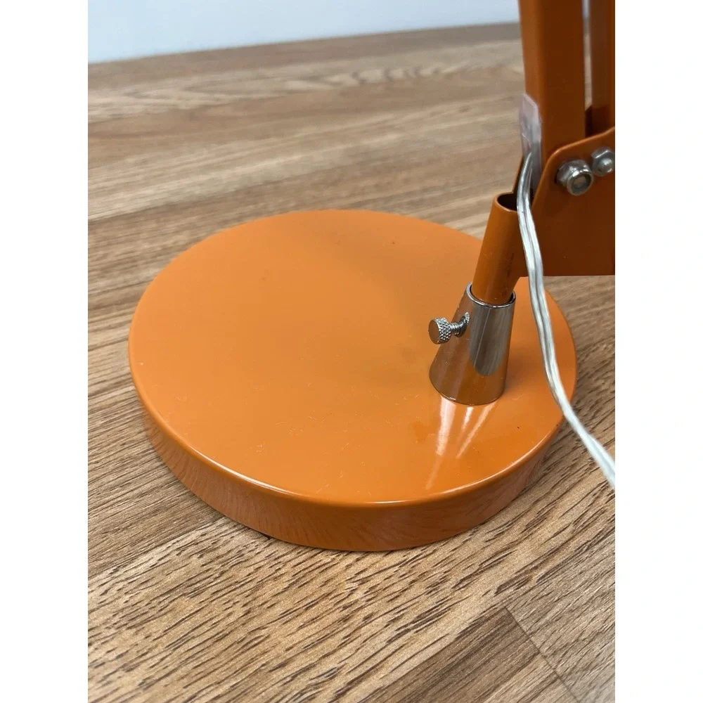 Vintage HWA Feng Lighting Orange Architecture LED Lamp, Extends to 24
